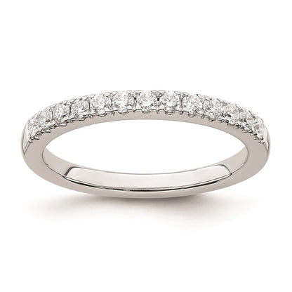 0.33ct. CZ Solid Real 14k White Gold Wedding Wedding Band Ring