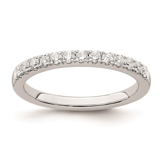 0.33ct. CZ Solid Real 14k White Gold Wedding Wedding Band Ring