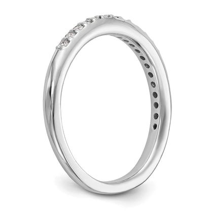 0.15ct. CZ Solid Real 14k White Gold Wedding Wedding Band Ring