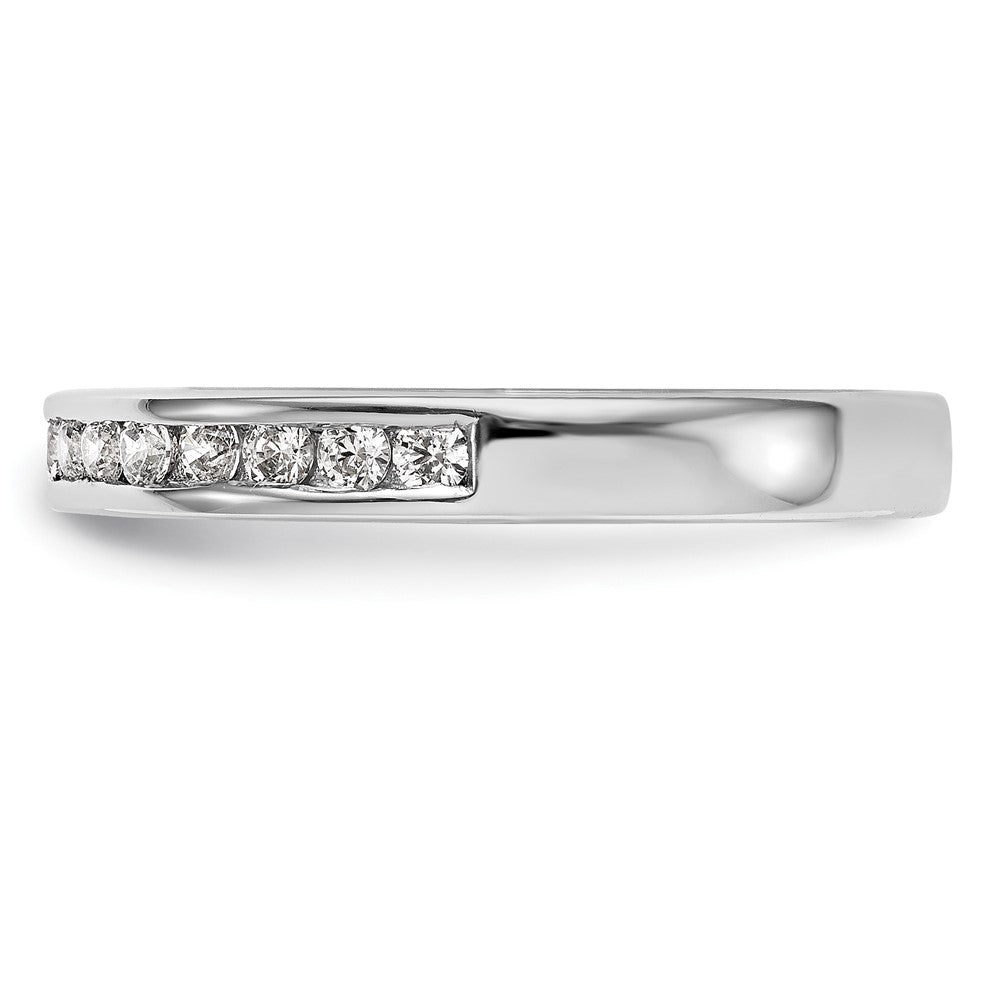 0.30ct. CZ Solid Real 14k White Gold Wedding Wedding Band Ring