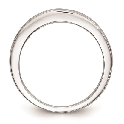 0.32ct. CZ Solid Real 14k White Gold Wedding Wedding Band Ring