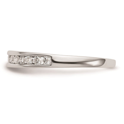 0.32ct. CZ Solid Real 14k White Gold Wedding Wedding Band Ring