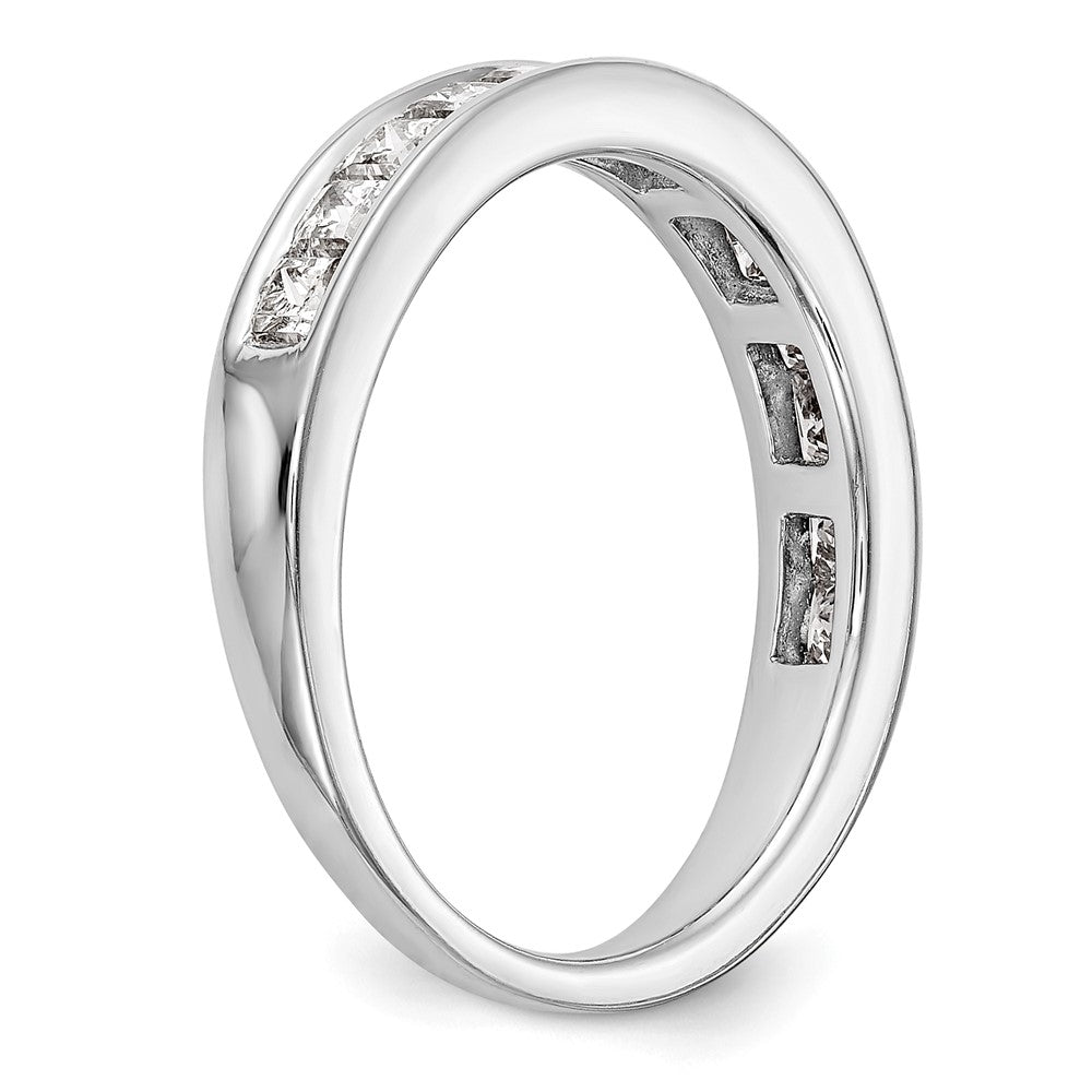 14k White Gold Real Diamond Wedding Band