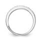 14k White Gold Real Diamond Wedding Band