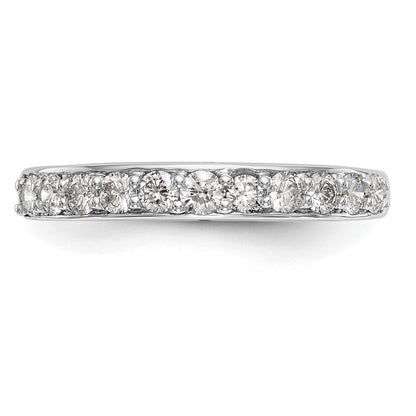 14k White Gold Real Diamond Wedding Band