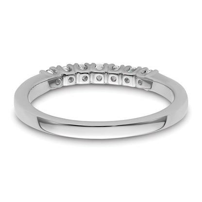 0.20ct. CZ Solid Real 14k White Gold Wedding Wedding Band Ring