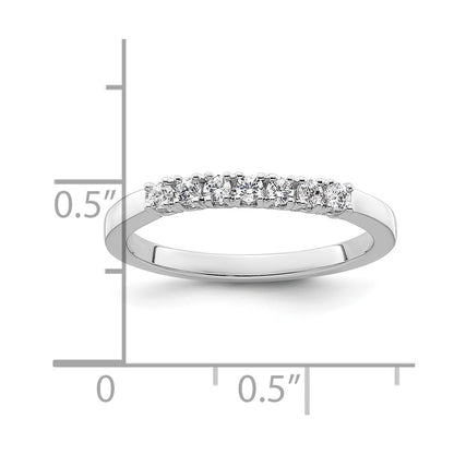 0.20ct. CZ Solid Real 14k White Gold Wedding Wedding Band Ring