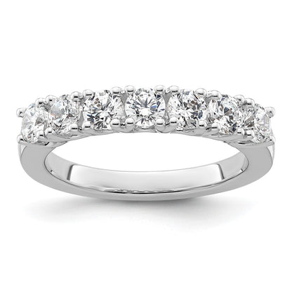 14k White Gold Real Diamond Wedding Band