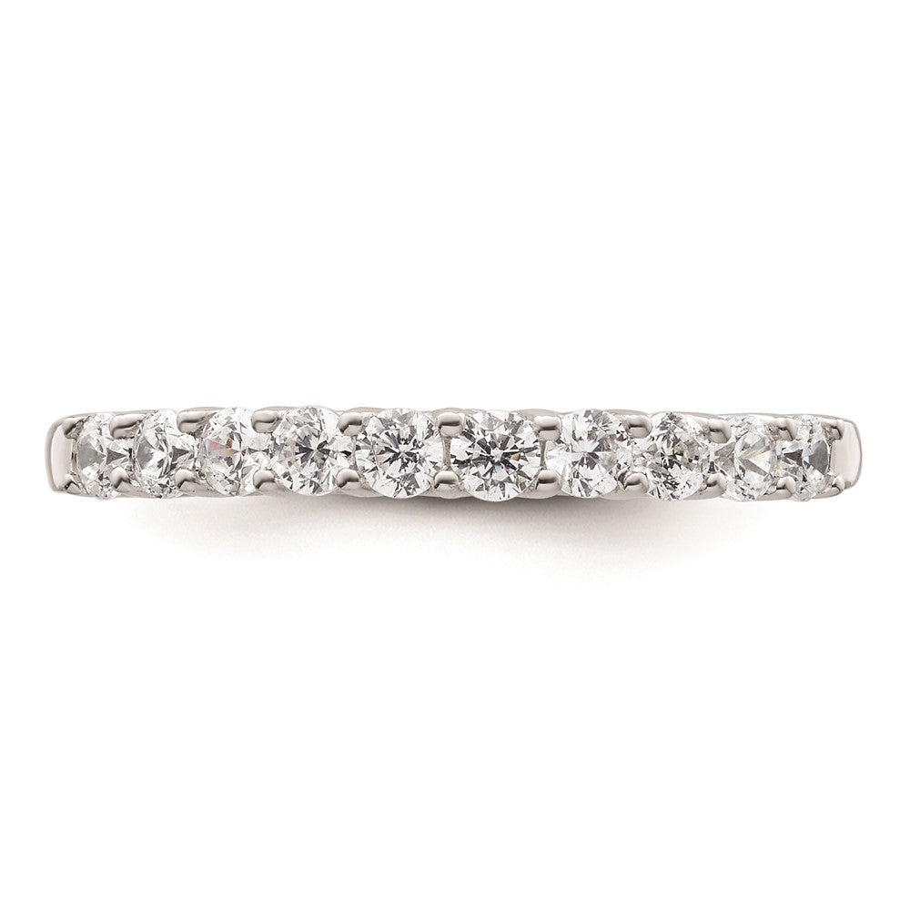 14k White Gold Real Diamond Wedding Band