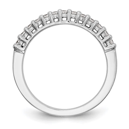0.26ct. CZ Solid Real 14k White Gold Wedding Wedding Band Ring