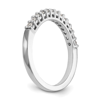 0.26ct. CZ Solid Real 14k White Gold Wedding Wedding Band Ring