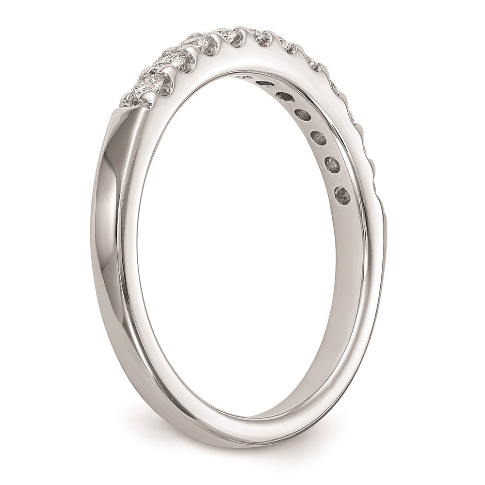 0.33ct. CZ Solid Real 14k White Gold Wedding Wedding Band Ring