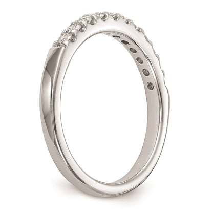 0.33ct. CZ Solid Real 14k White Gold Wedding Wedding Band Ring