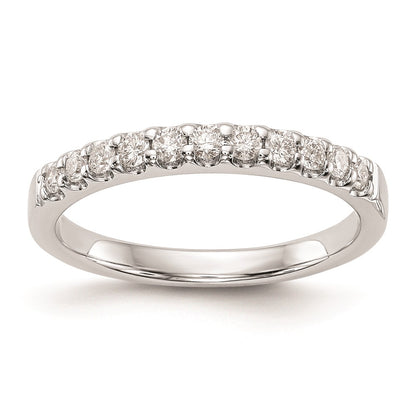 0.33ct. CZ Solid Real 14k White Gold Wedding Wedding Band Ring