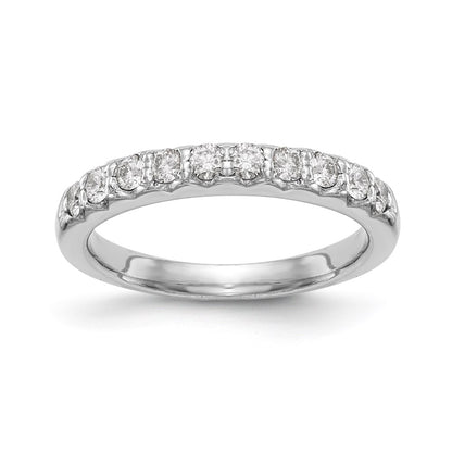 14k White Gold Real Diamond Wedding Band