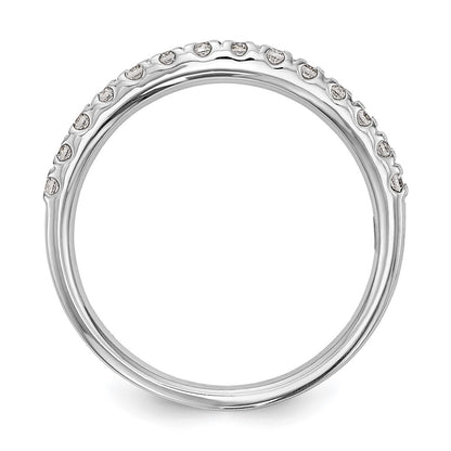 0.31ct. CZ Solid Real 14K White Gold Wedding Wedding Band Ring