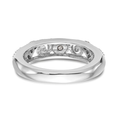 0.14ct. CZ Solid Real 14k White Gold Wedding Wedding Band Ring