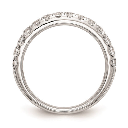 14k White Gold Real Diamond Wedding Band