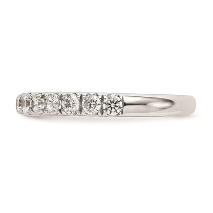 14k White Gold Real Diamond Wedding Band