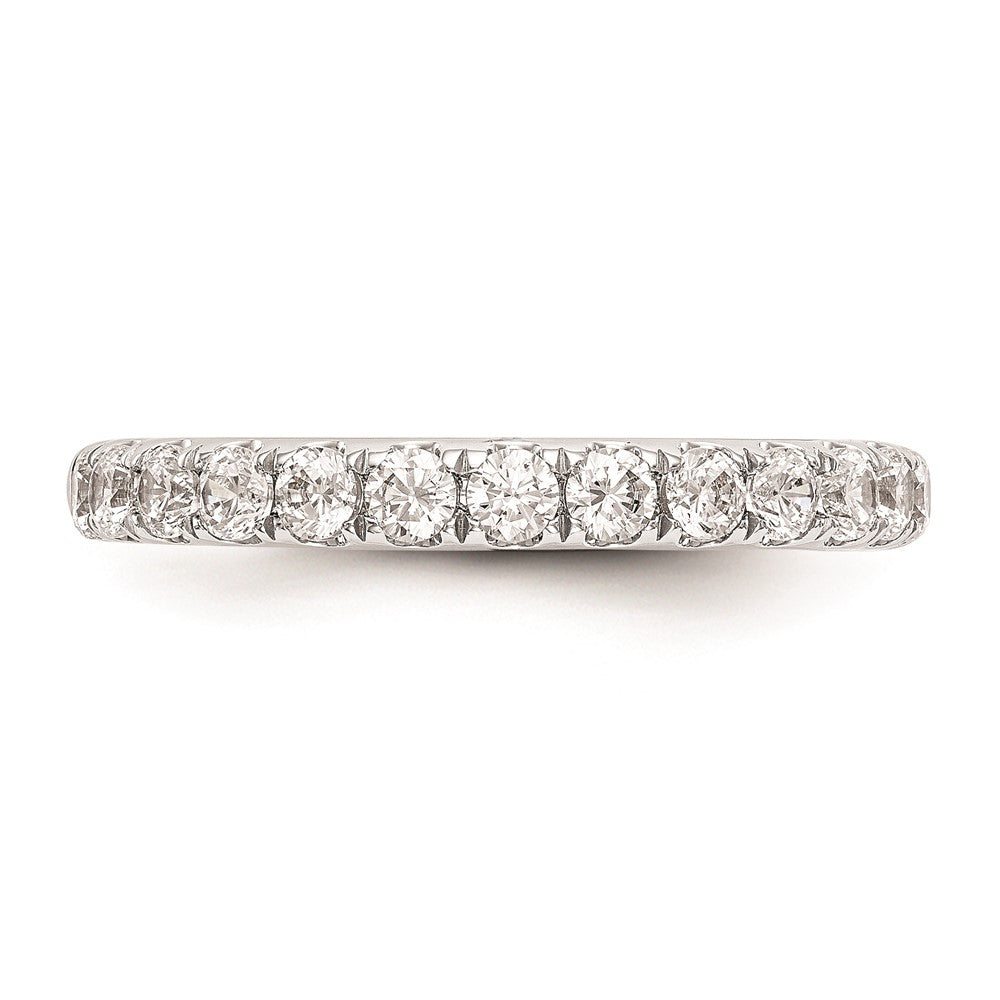 14k White Gold Real Diamond Wedding Band