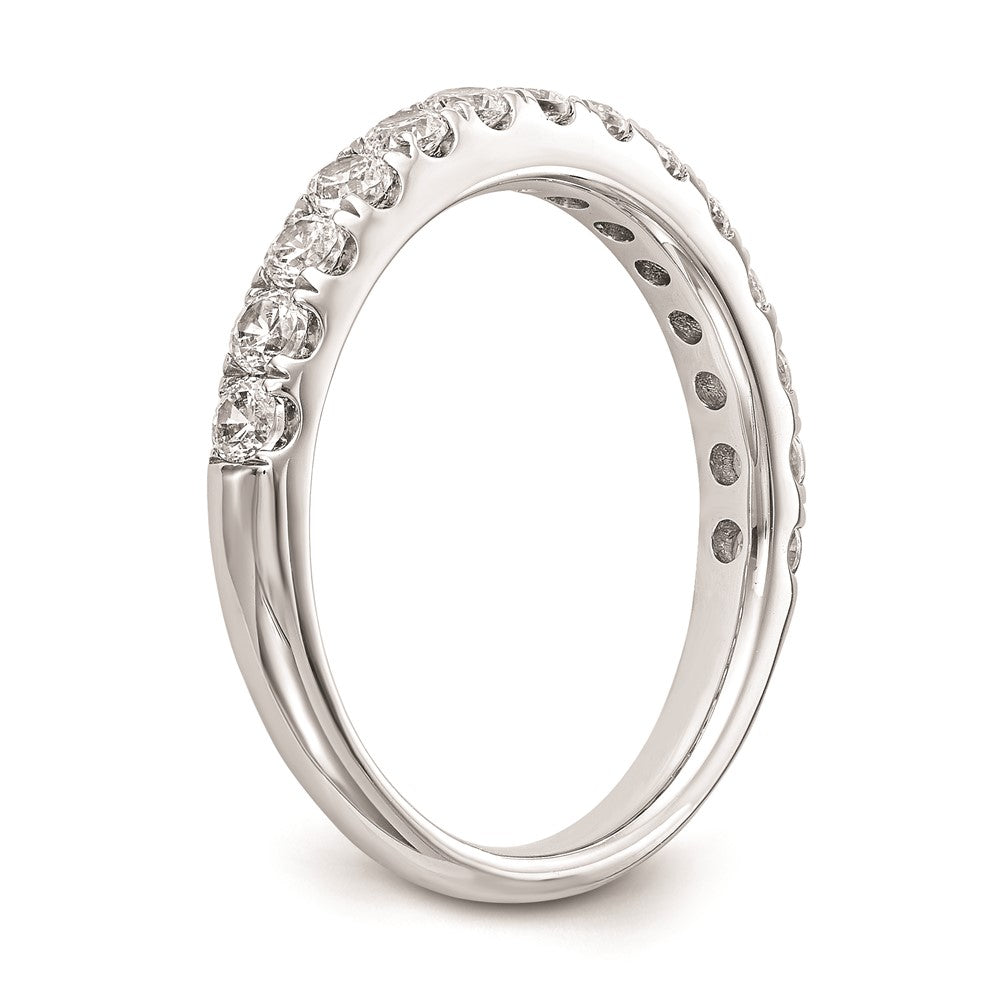 14k White Gold Real Diamond Wedding Band