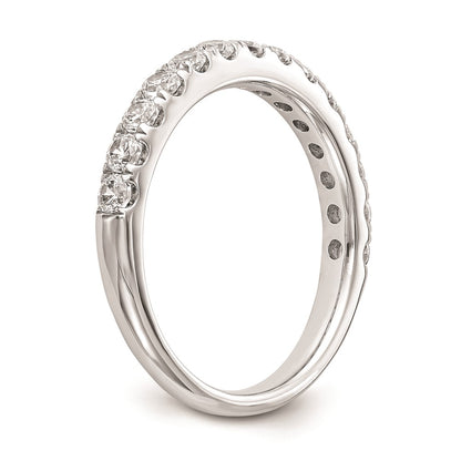 14k White Gold Real Diamond Wedding Band