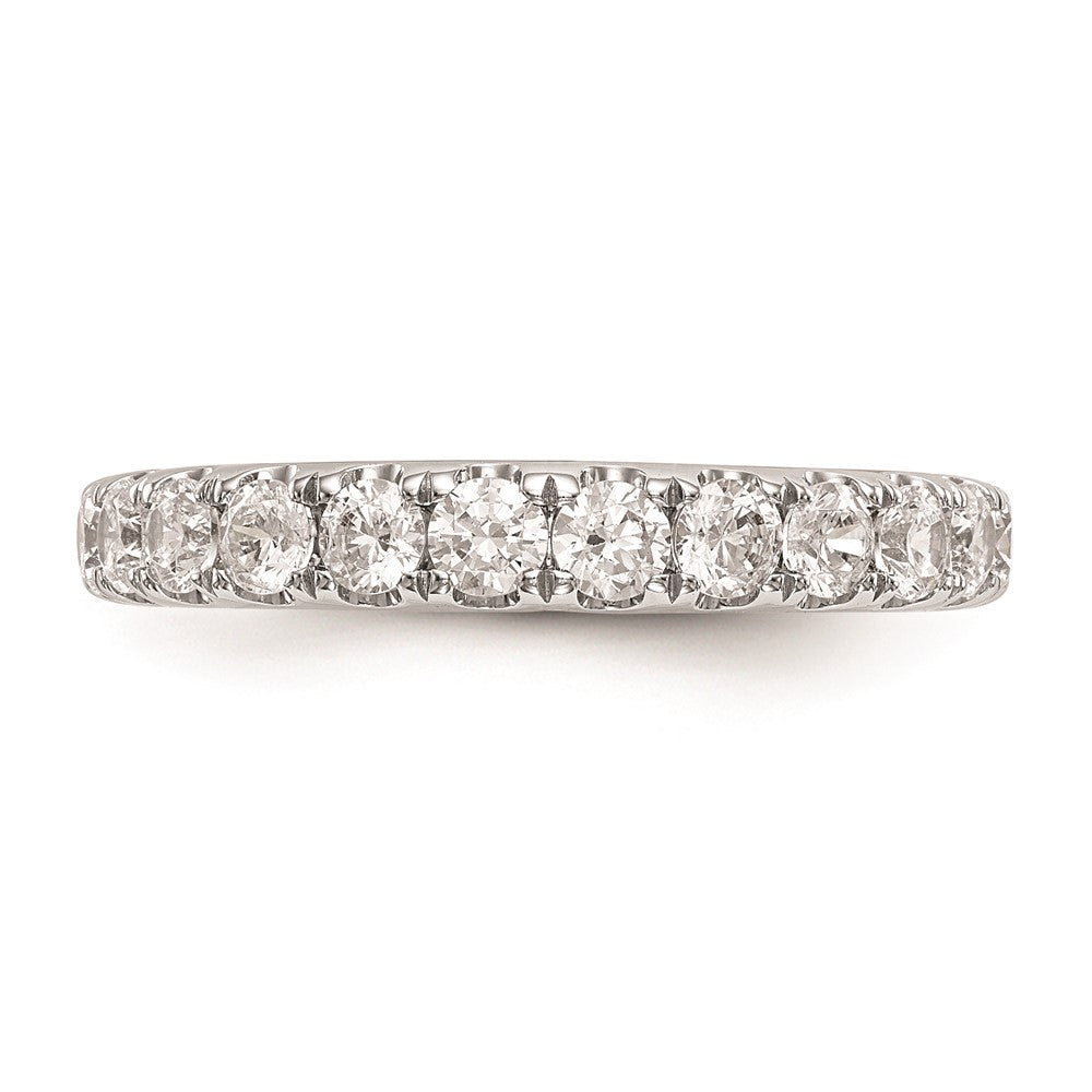 14k White Gold Real Diamond Wedding Band