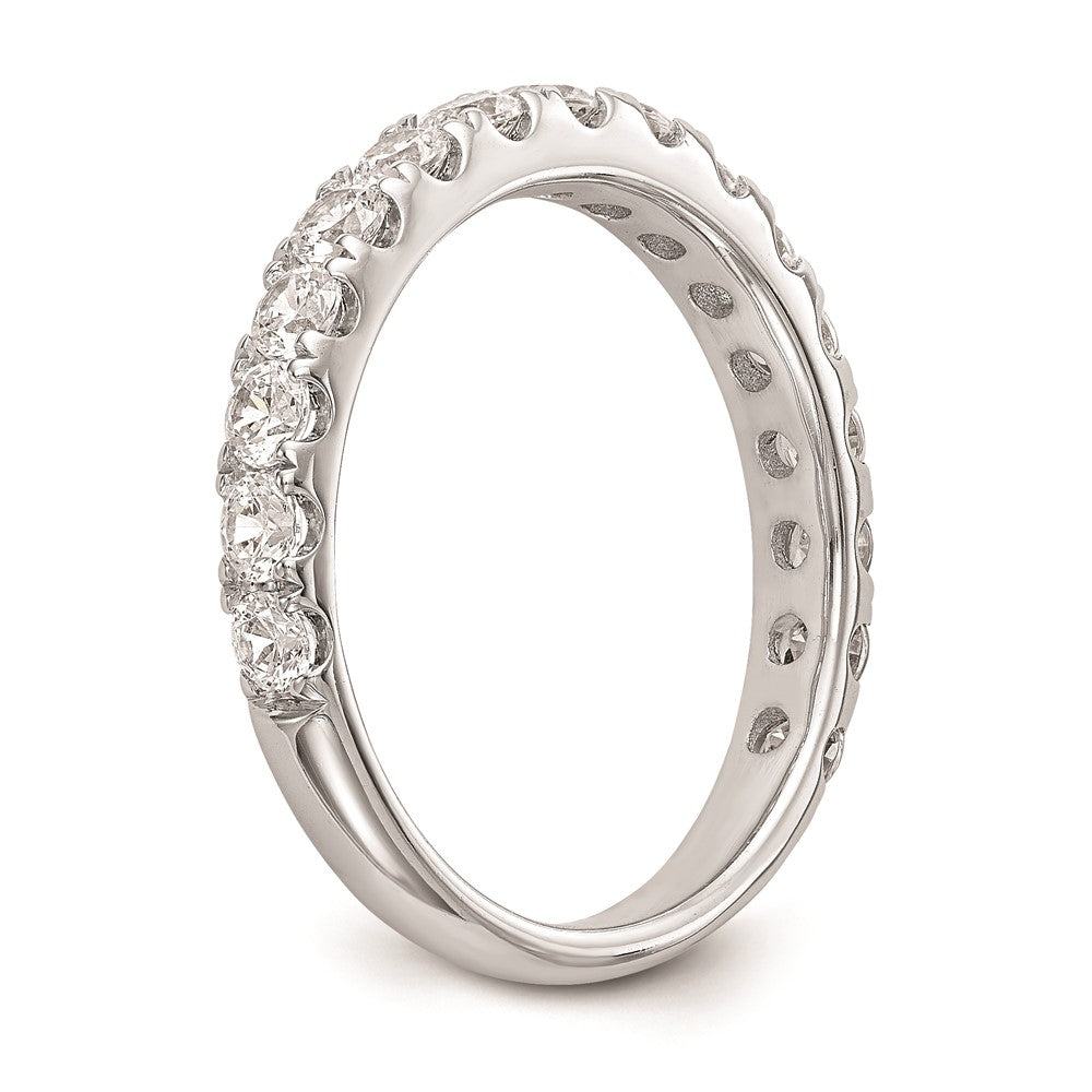 14k White Gold Real Diamond Wedding Band