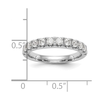 14k White Gold Real Diamond Wedding Band