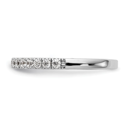 0.27ct. CZ Solid Real 14k White Gold Wedding Wedding Band Ring
