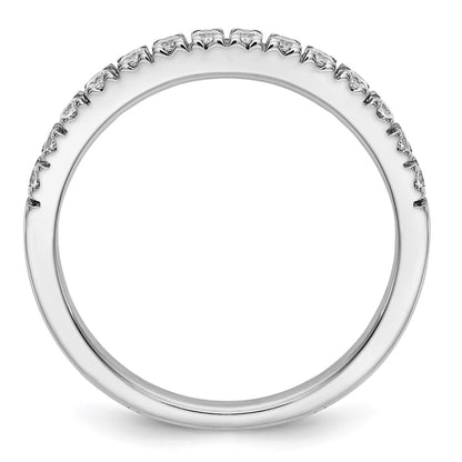 0.28ct. CZ Solid Real 14K White Gold Wedding Wedding Band Ring