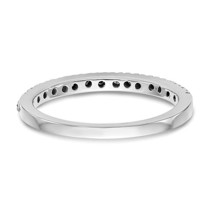 0.28ct. CZ Solid Real 14K White Gold Wedding Wedding Band Ring