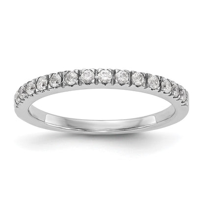 0.28ct. CZ Solid Real 14K White Gold Wedding Wedding Band Ring