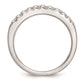 14K White Gold Real Diamond Wedding Band