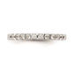14K White Gold Real Diamond Wedding Band