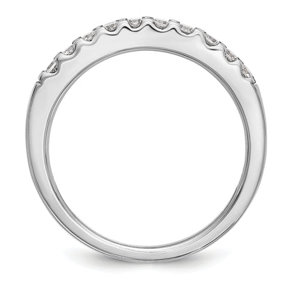 0.30ct. CZ Solid Real 14K White Gold Wedding Wedding Band Ring