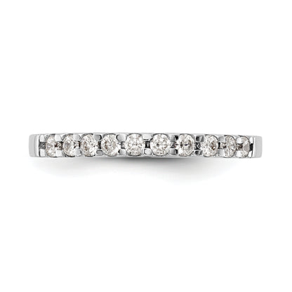 0.30ct. CZ Solid Real 14K White Gold Wedding Wedding Band Ring