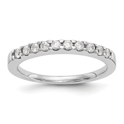 0.30ct. CZ Solid Real 14K White Gold Wedding Wedding Band Ring