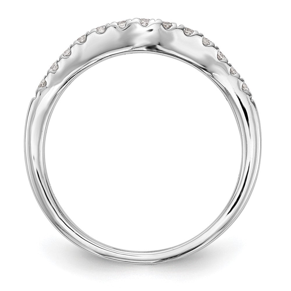 14K Yellow Gold Real Diamond Wedding Band