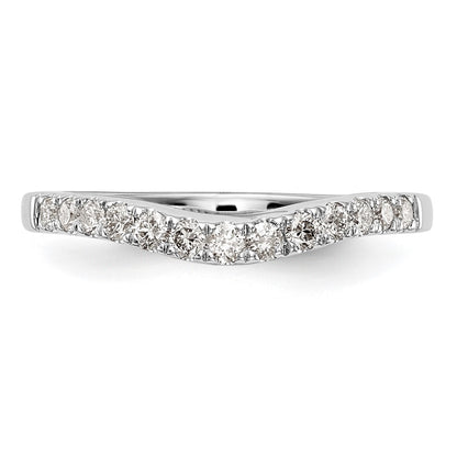 14K Yellow Gold Real Diamond Wedding Band