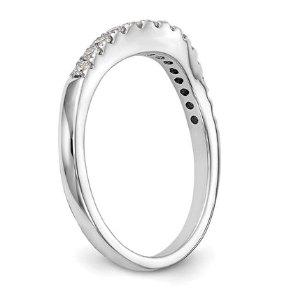 14K Yellow Gold Real Diamond Wedding Band