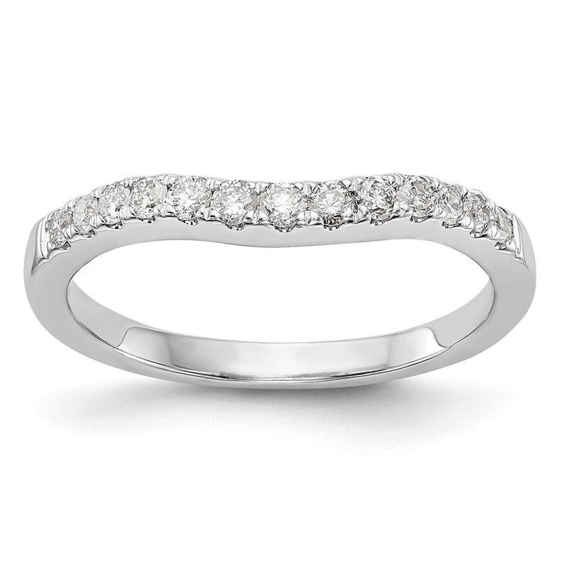 14K Yellow Gold Real Diamond Wedding Band