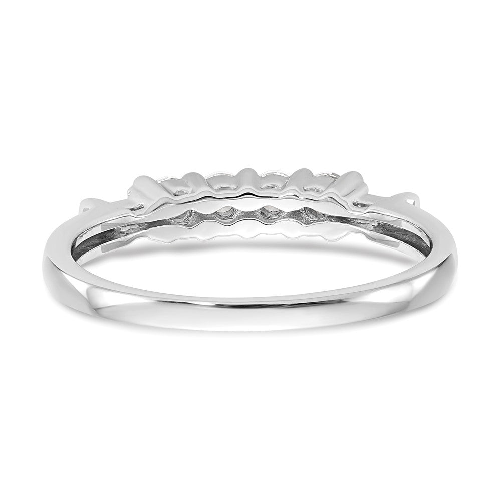 0.32ct. CZ Solid Real 14K White Gold Wedding Wedding Band Ring
