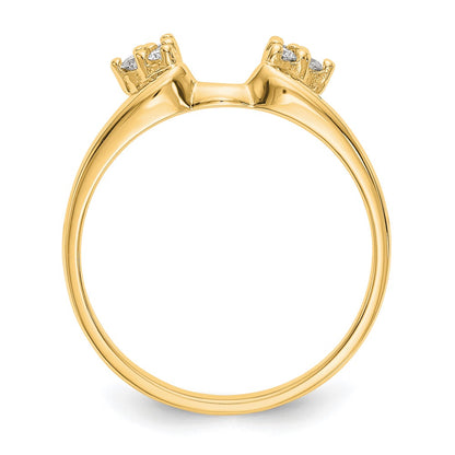14K Yellow Gold Real Diamond Wrap