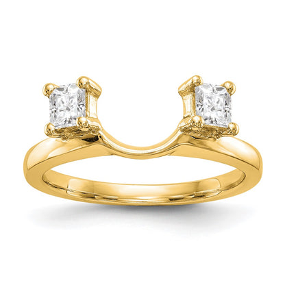 14K Yellow Gold Real Diamond Wrap