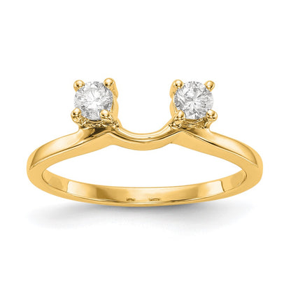 14K Yellow Gold Real Diamond Wrap