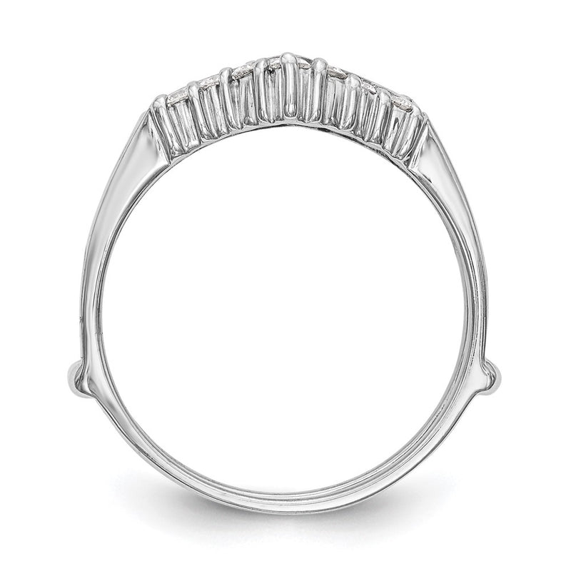 14K White Gold Real Diamond Guard