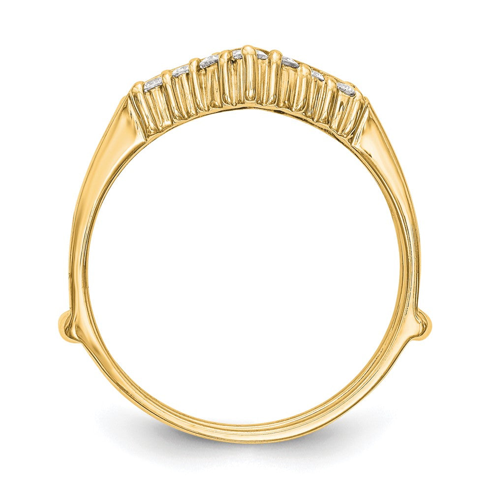 14K Yellow Gold Real Diamond Guard