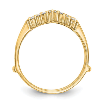 14K Yellow Gold Real Diamond Guard