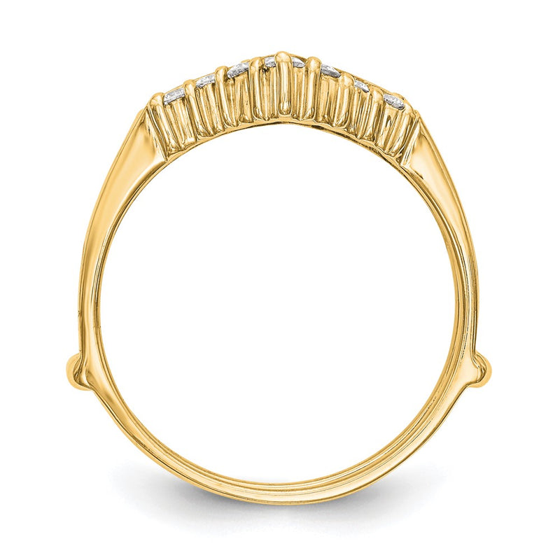 14K Yellow Gold Real Diamond Guard